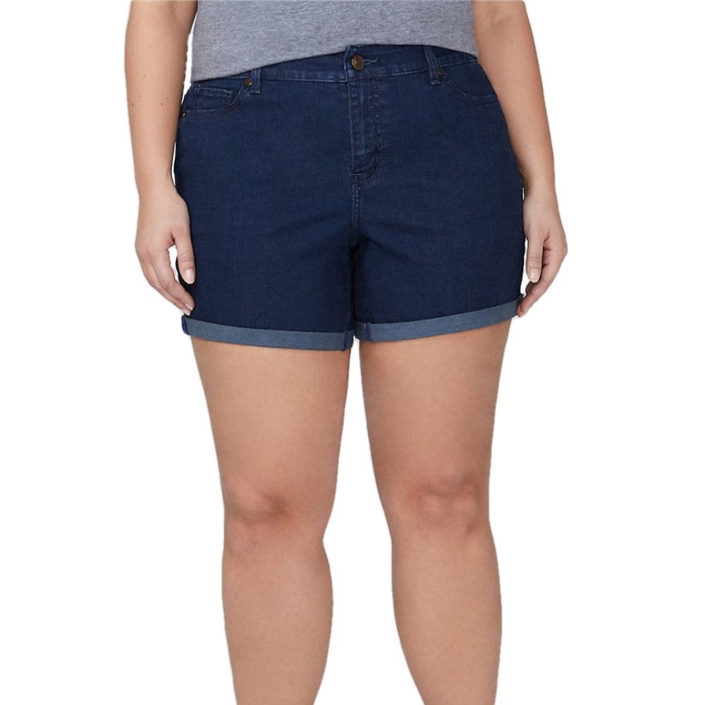 Lane Bryant Shorts Denim Dark Wash